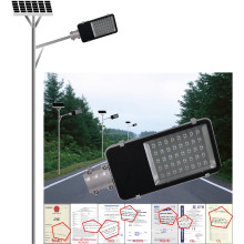 Luz de calle solar 30W, hogar o al aire libre usando la lámpara solar, luz al aire libre del jardín